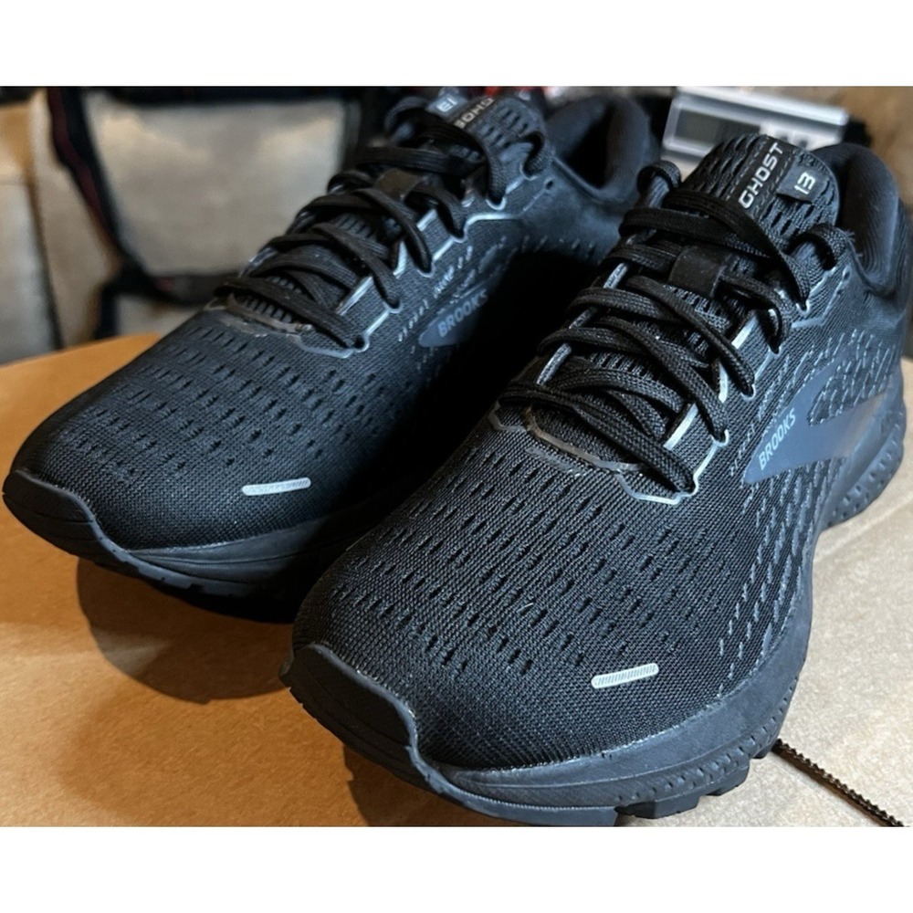 Brooks Ghost 13 Women's Size 10B Triple Black Athletic Running Shoes Sneakers - Picture 7 of 14